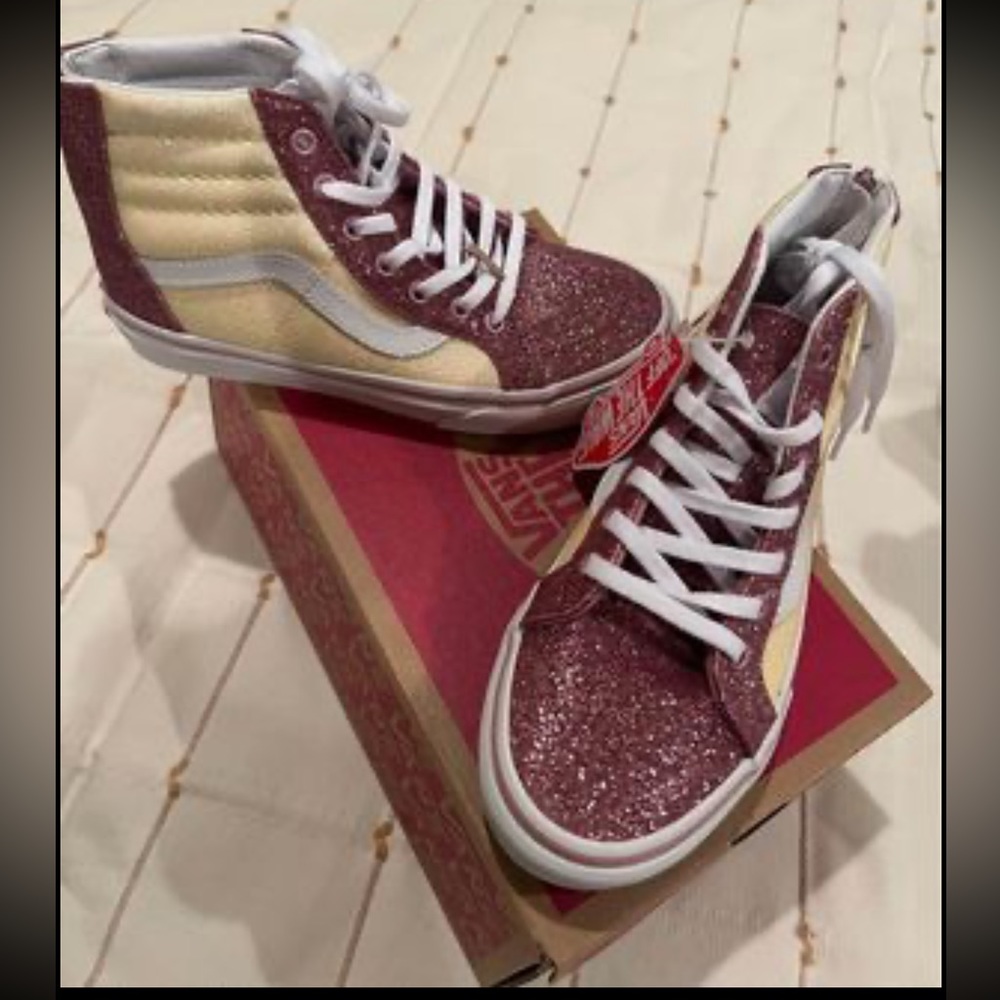 High top two tone vans